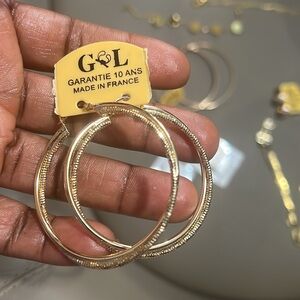 Gold Hoop Earrings